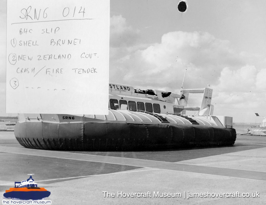 SRN6 with Westland -  (credit: The Hovercraft Museum Trust).